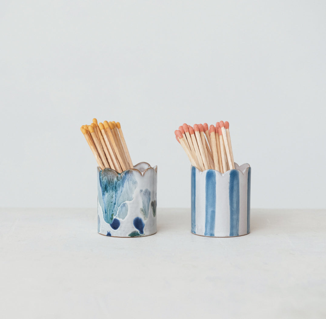 Stoneware Matchstick Holder