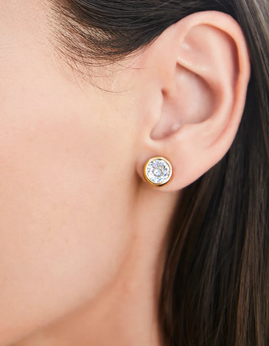 Lighthouse Stud Earrings - CZ
