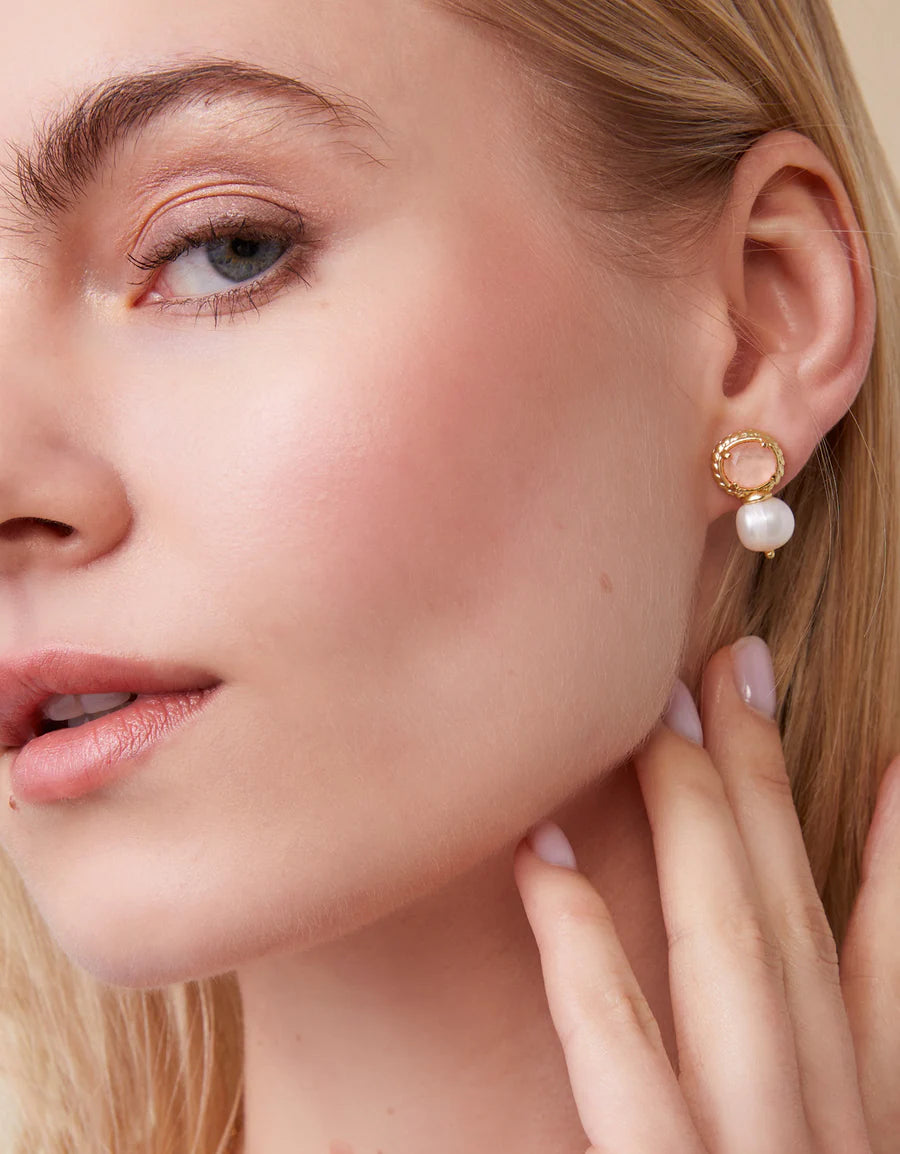 Karina Petite Pearl Earring Studs