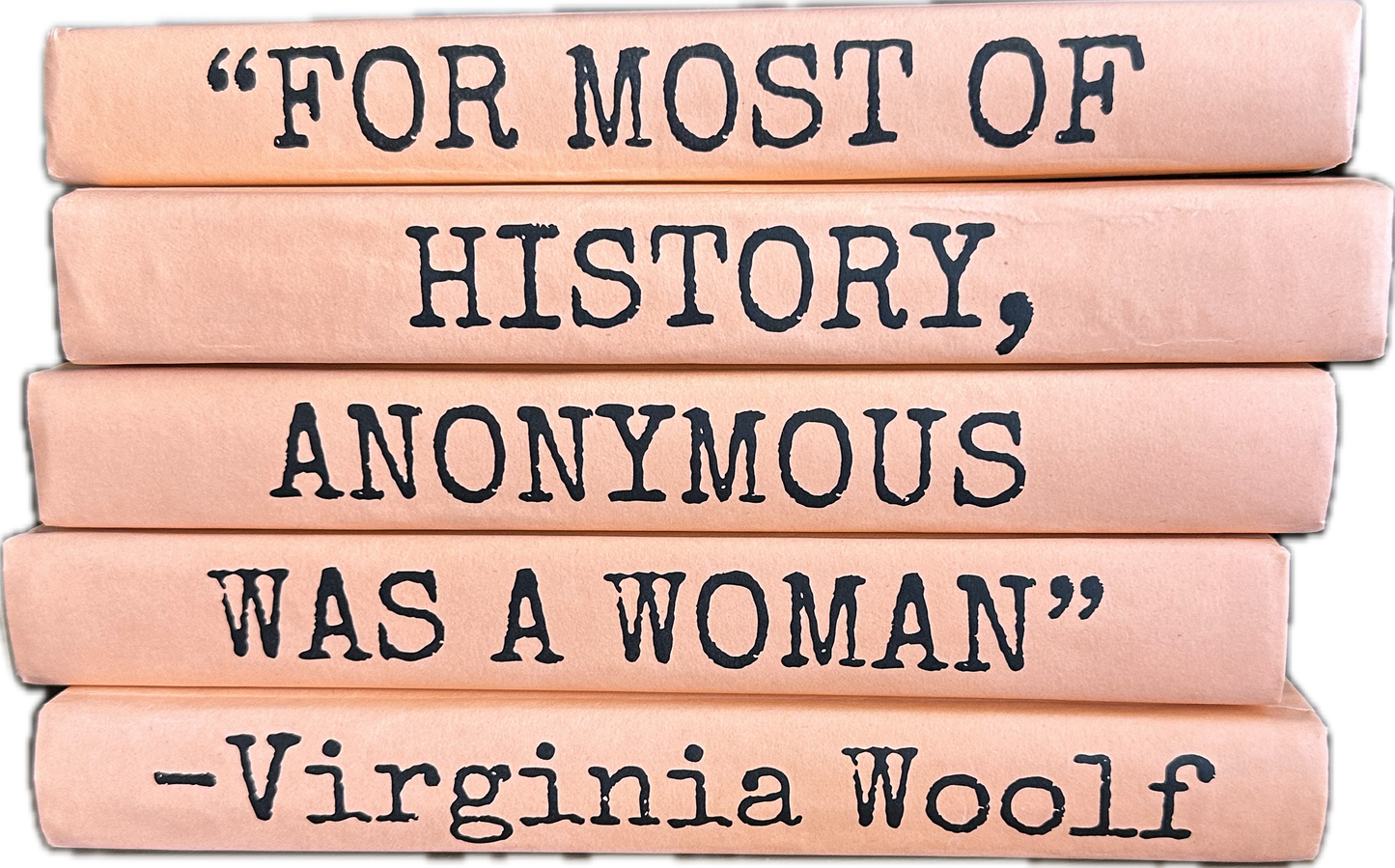 Virginia Woolf Quote Set of 5 Books