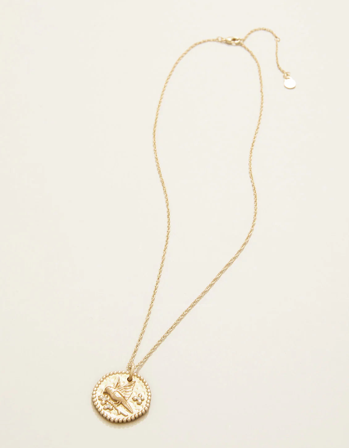 Dove Necklace 18" White Opal
