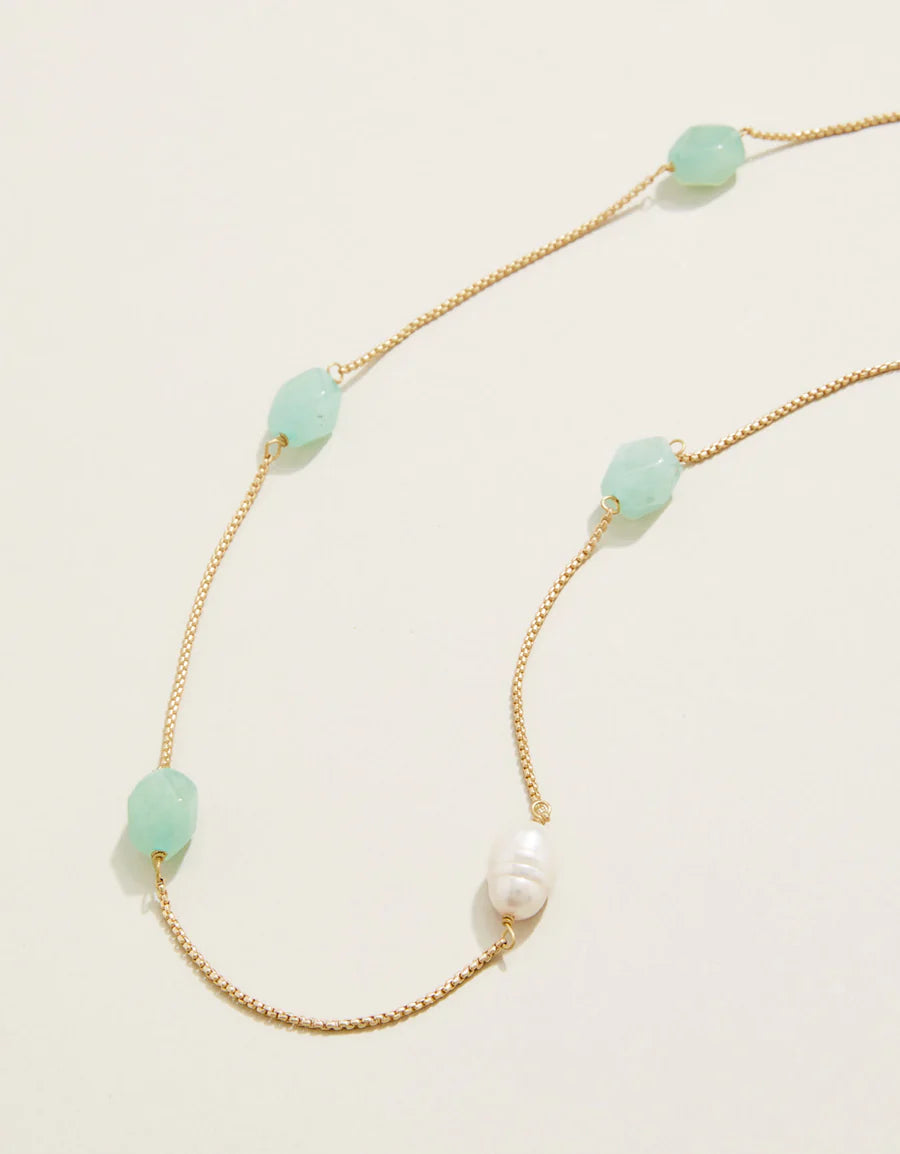 Stone Station Necklace