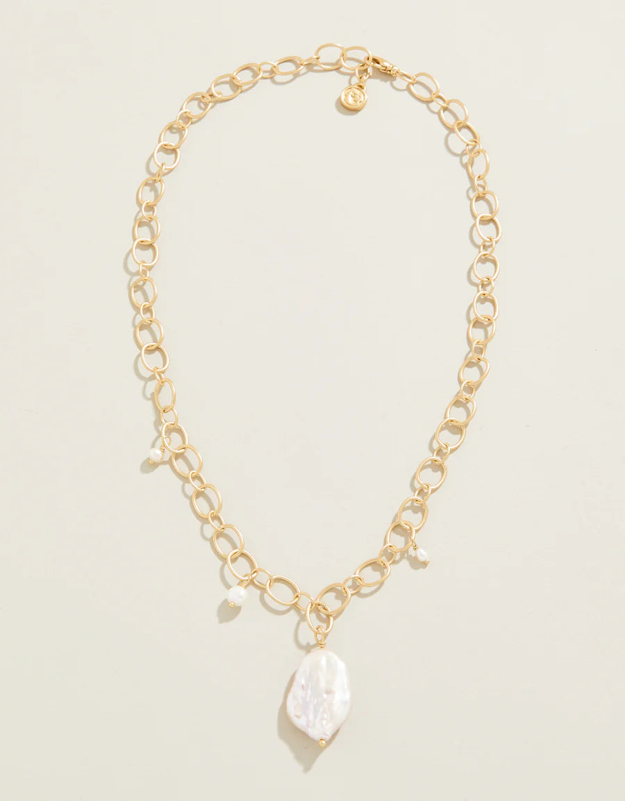 Appoline Necklace, 18" Pearl
