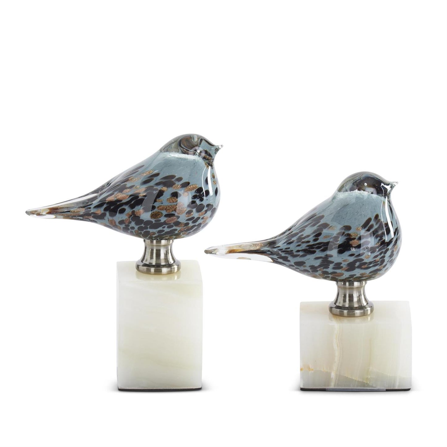 Blue Glass Bird Collection