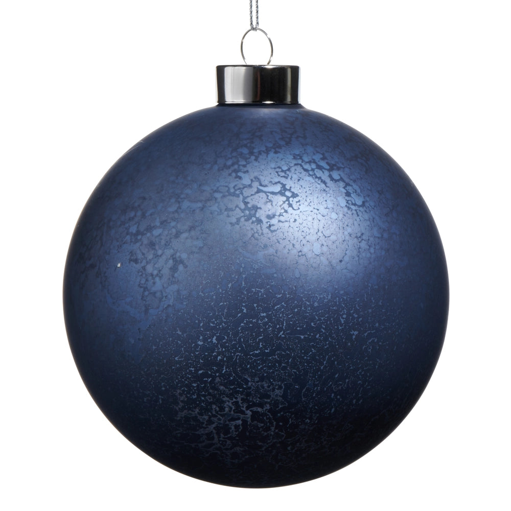 Blue Mercury Glass Ornament Collection
