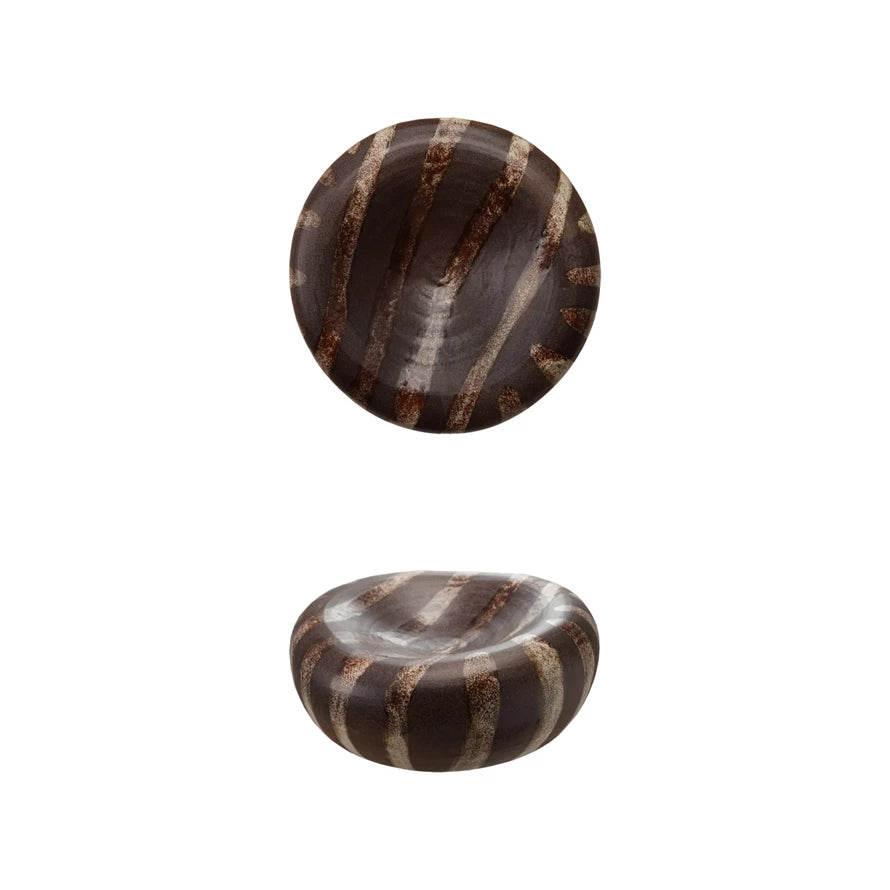 Decorative Glazed Bowl