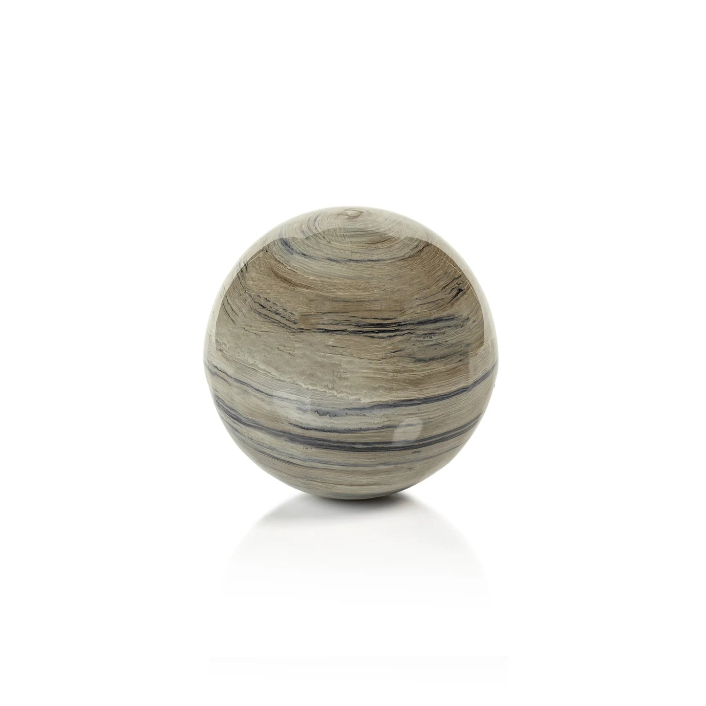 Casablanca Blue Gray Enamel Metal Ball