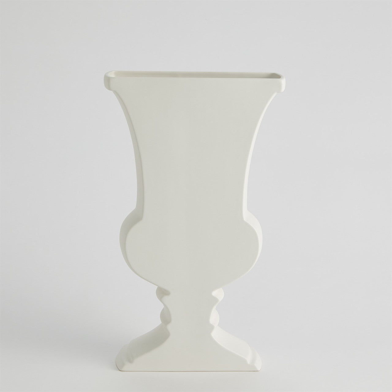Classic Sliced White Vase