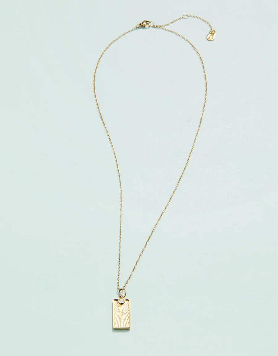 Dubois Necklace with White Opal