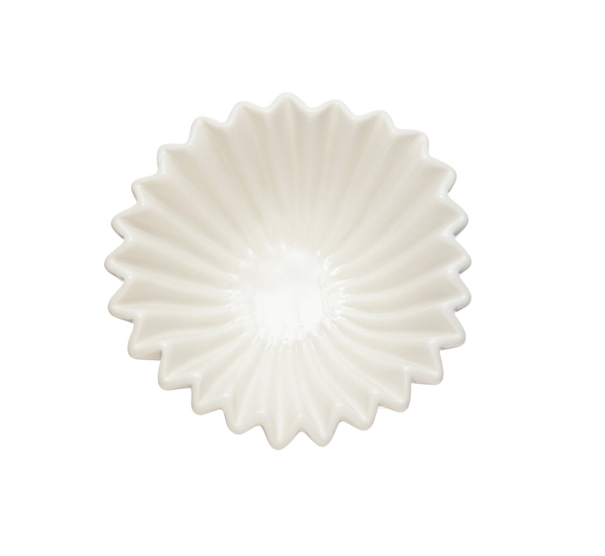 Stoneware Fluted Bowl