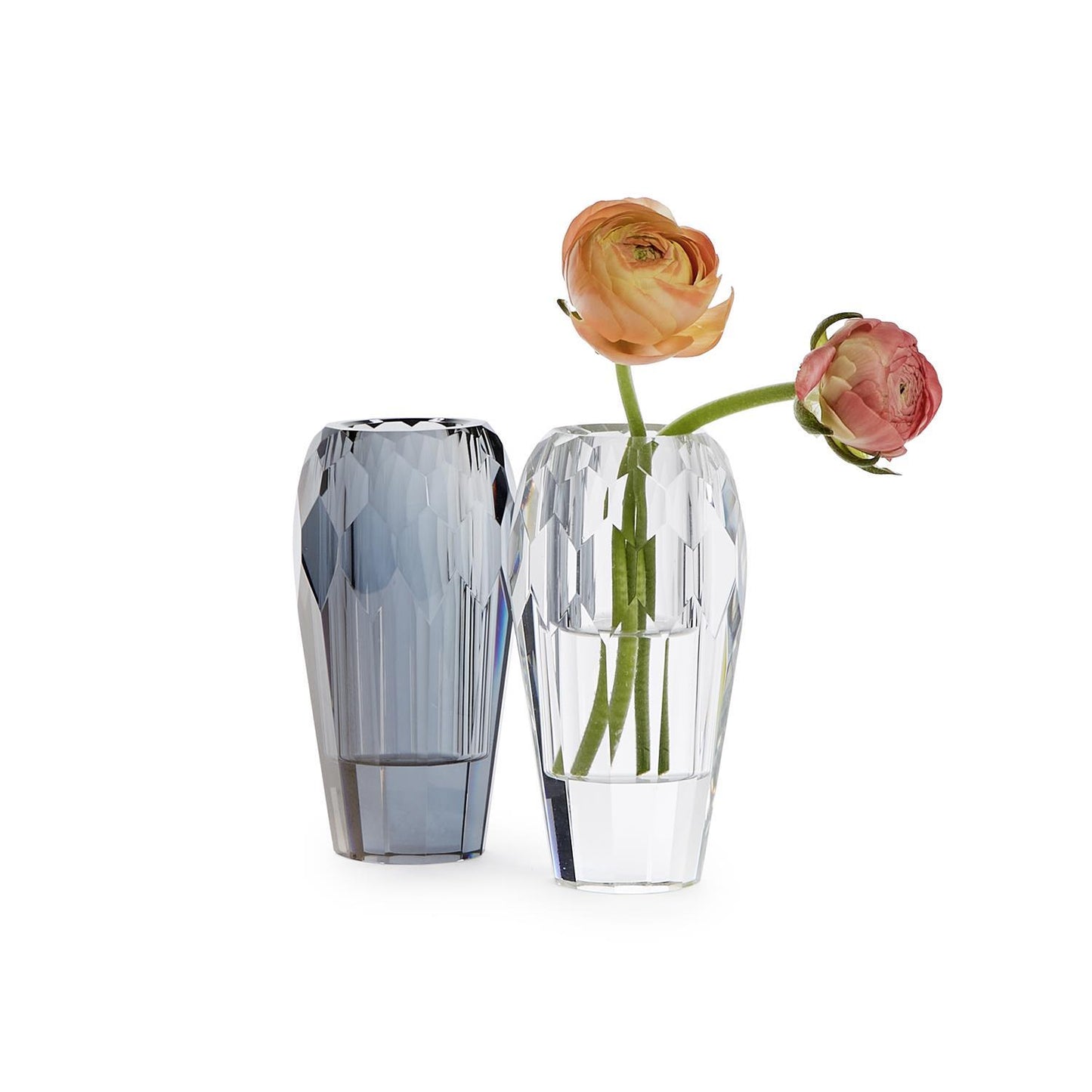 Faceted Crystal Vase Collection
