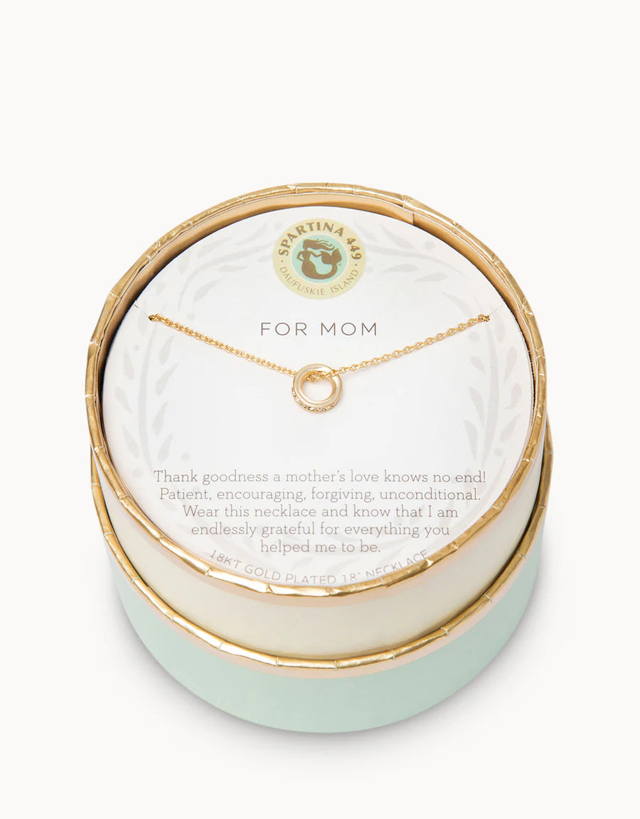 For Mom Necklace - Gold