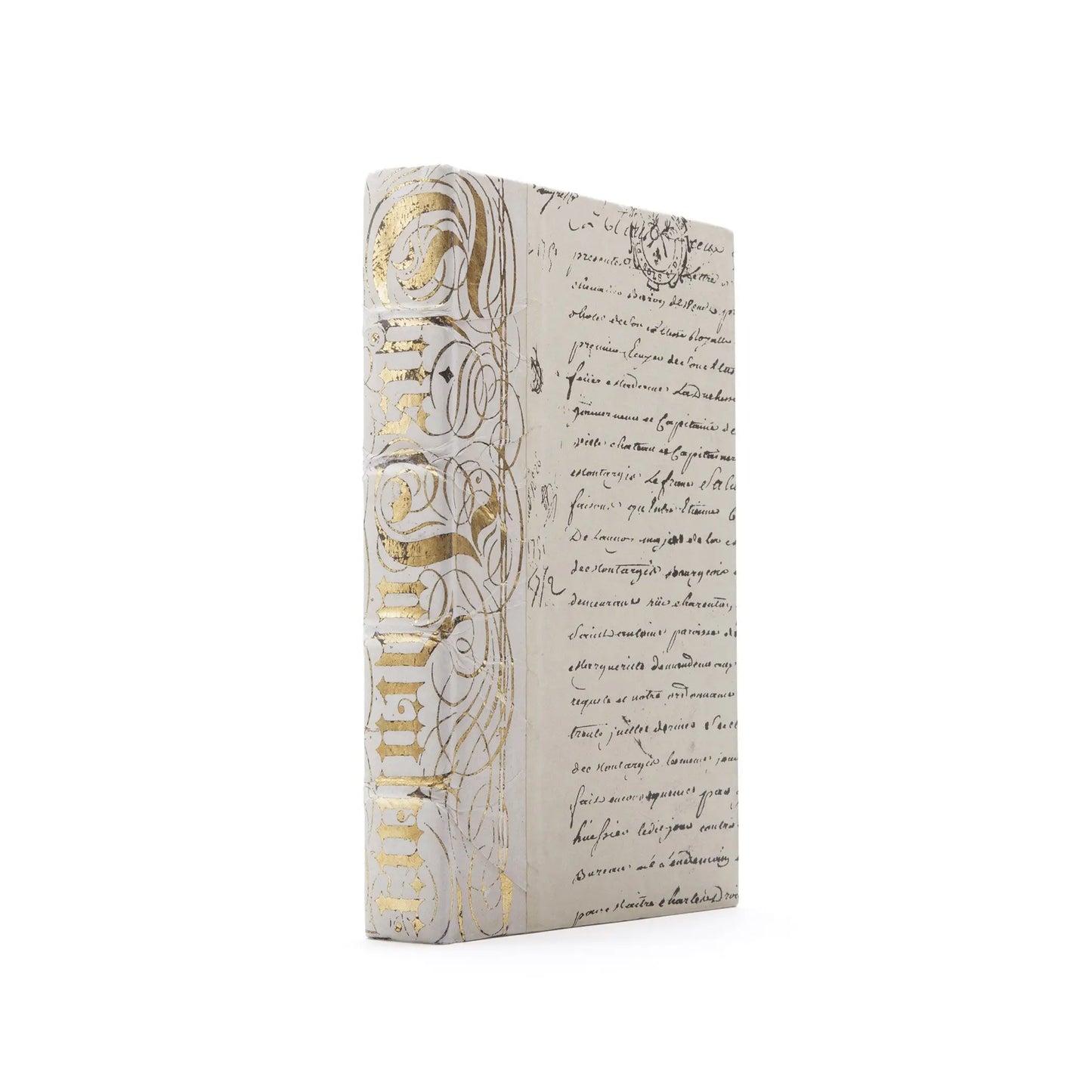 Gold Leaf and White Book Collection