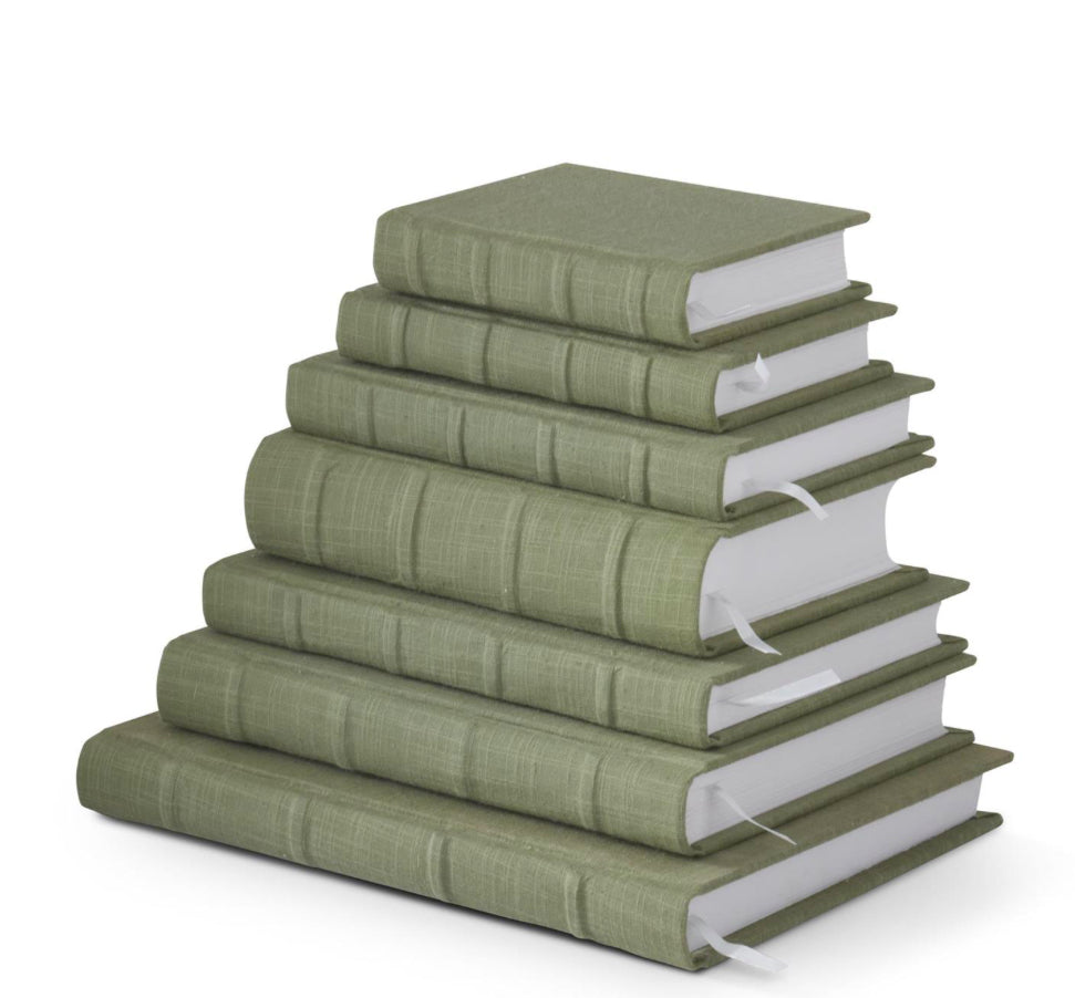 Olive Green Canvas Journals