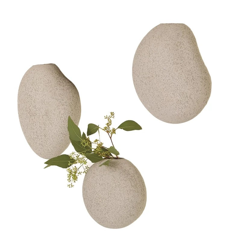 Pebble Wall Vase Series