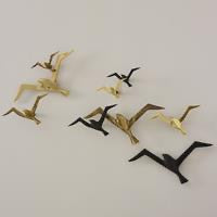 Metallic Flock Collection Set of 3
