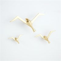 Metallic Flock Collection Set of 3