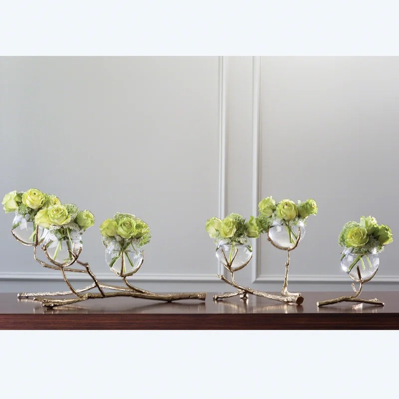 Brass Twig Vase Collection