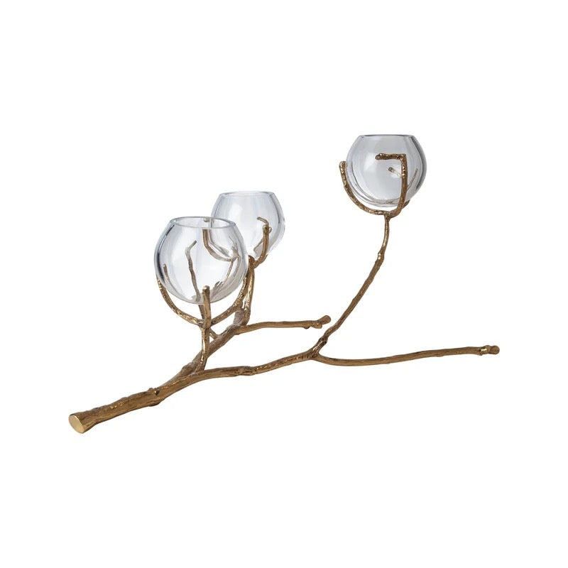 Brass Twig Vase Collection