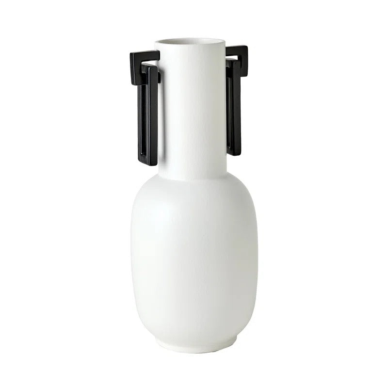 Grecian Black and White Vase