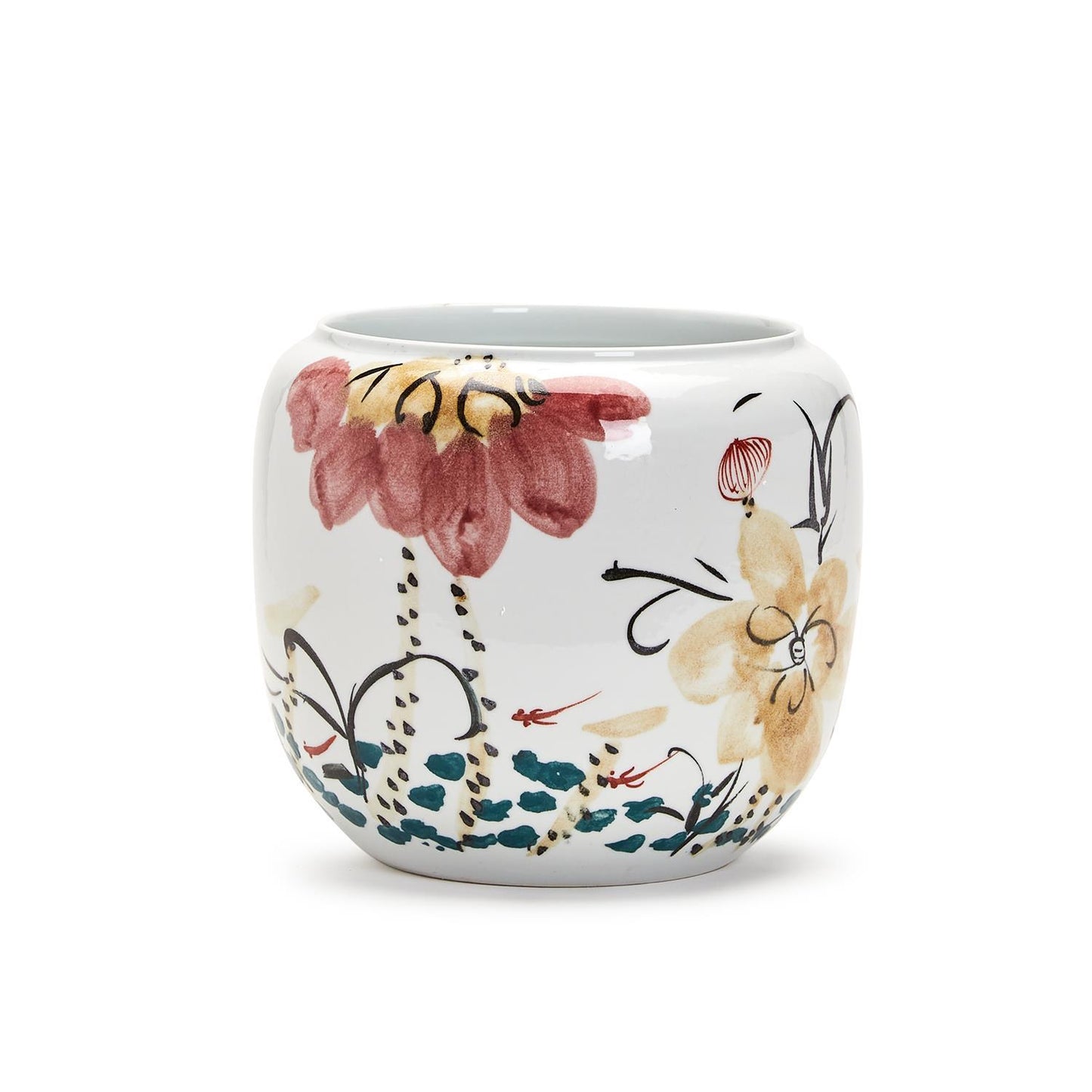 Japanese Flower Blossoms Planter