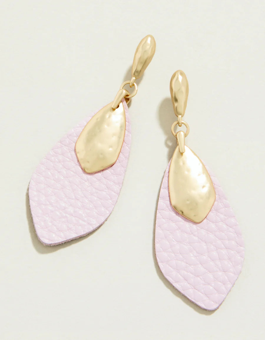 Leather Petal Earrings Collection