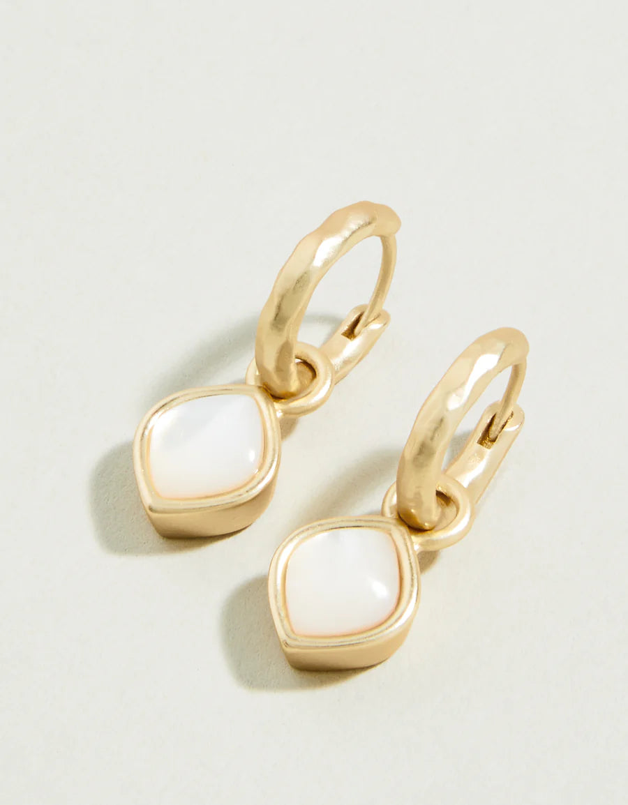 Maera Drop Hoop Earrings