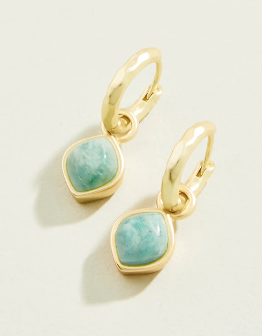 Maera Drop Hoop Earrings