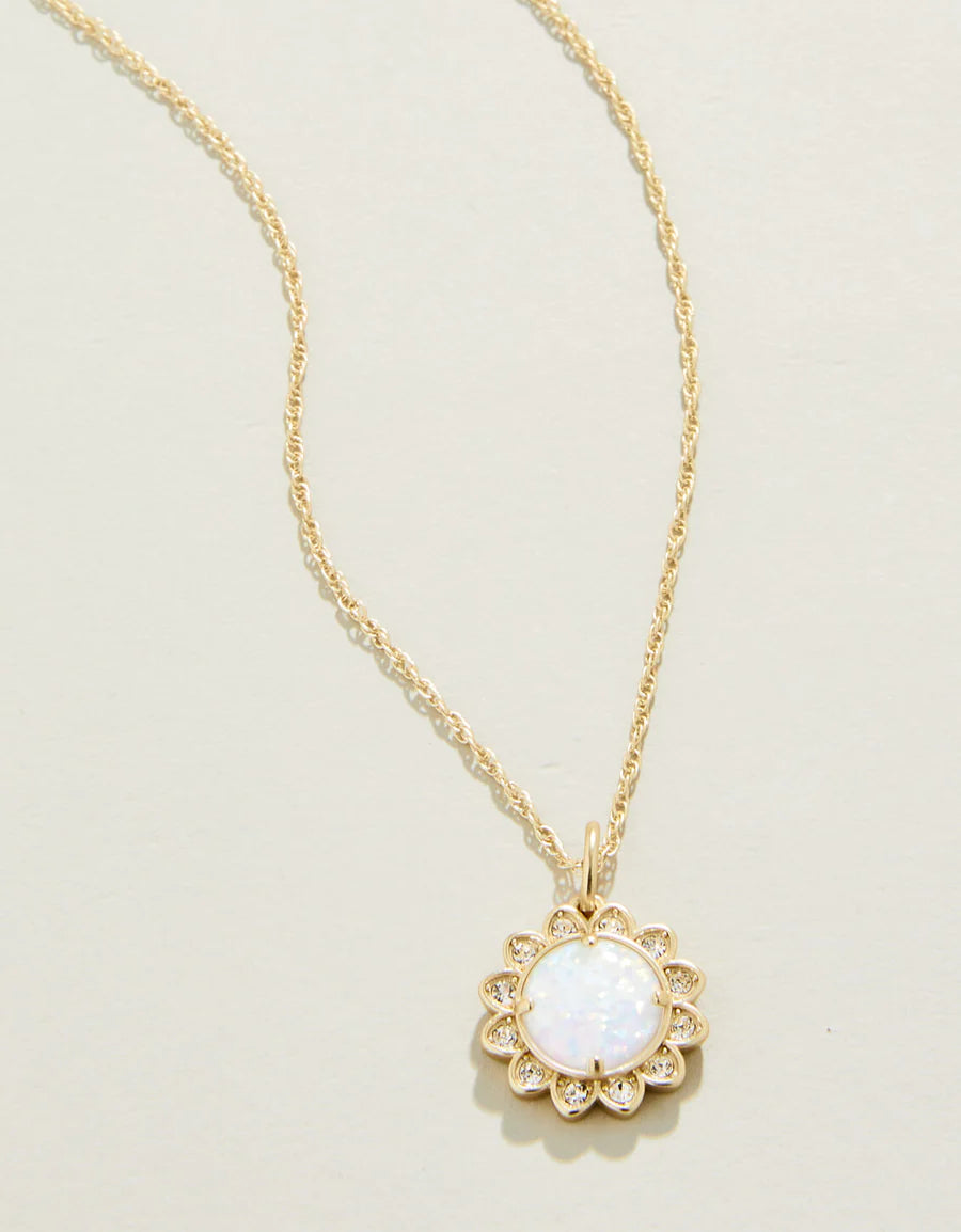 Opaline Halo Necklace