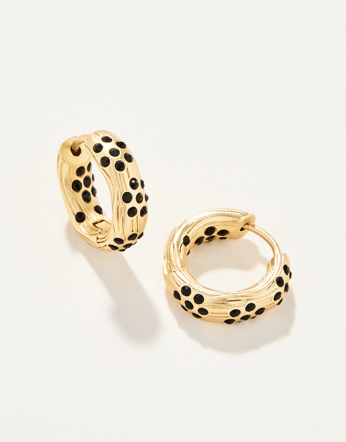 Sand Bar Midi Hoop Earrings