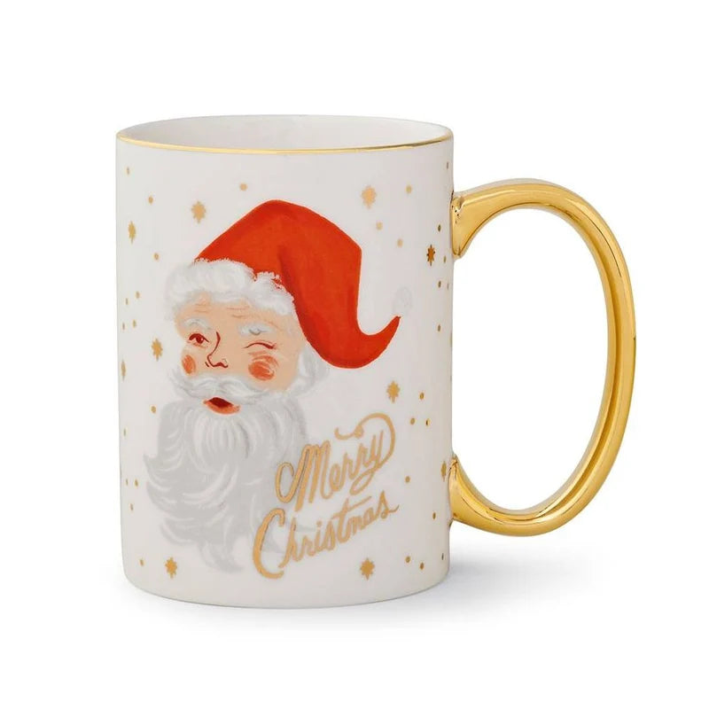 Winking Santa Claus Mug