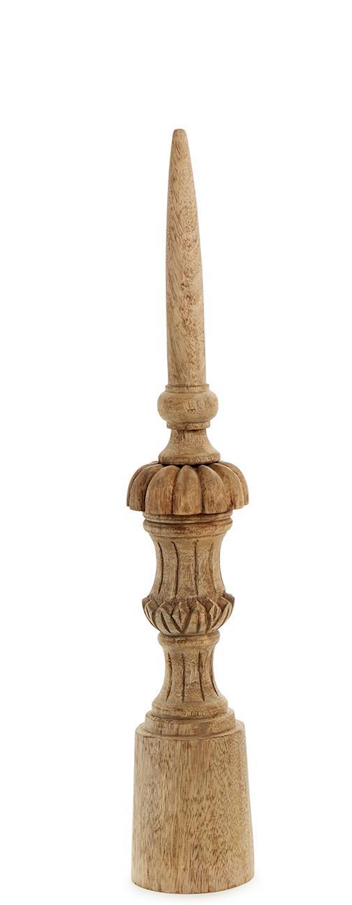 Carved Mango Wood Finial