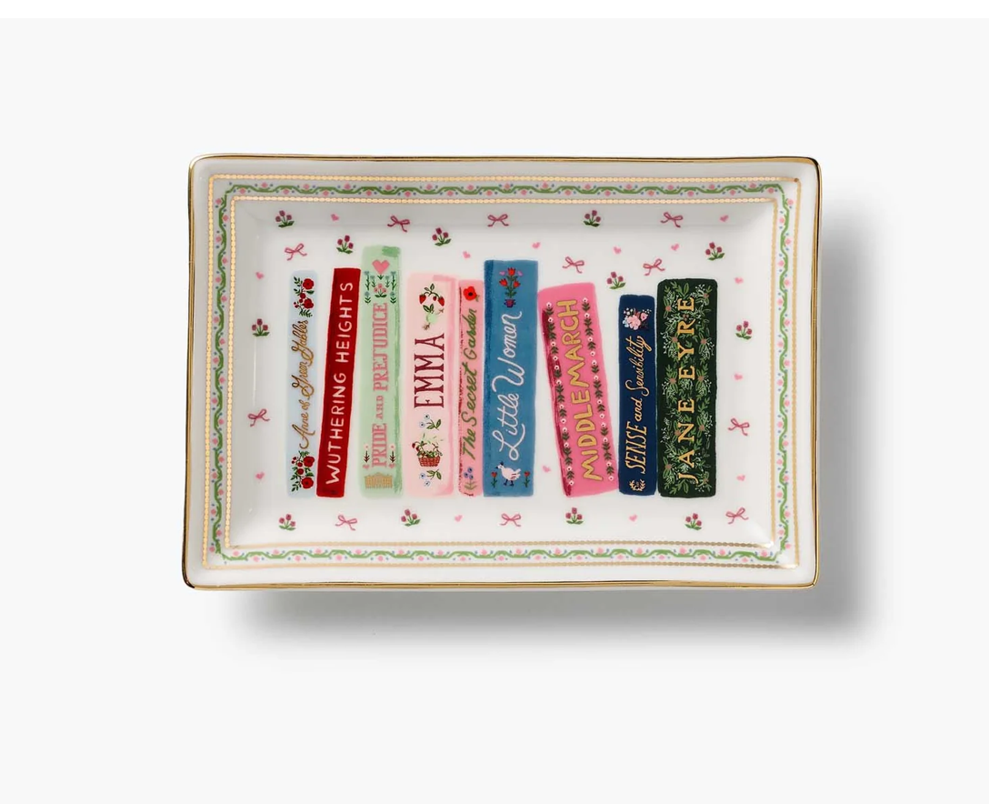 Ladies Night Book Club Porcelain Catchall Tray
