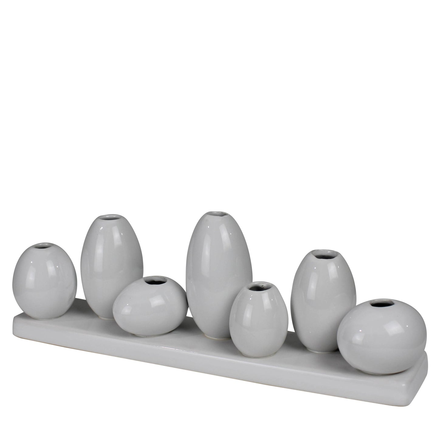 Group of 7 Oval Vases