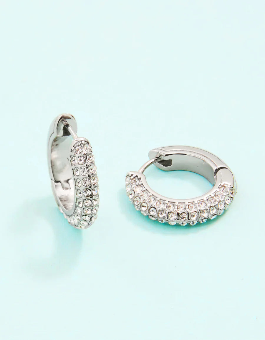 Shine On Pavé Hoop Earrings