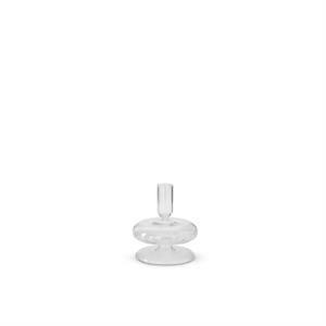 Clear Glass Modern Taper Candle Collection