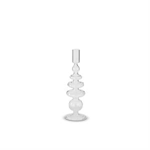 Clear Glass Modern Taper Candle Collection