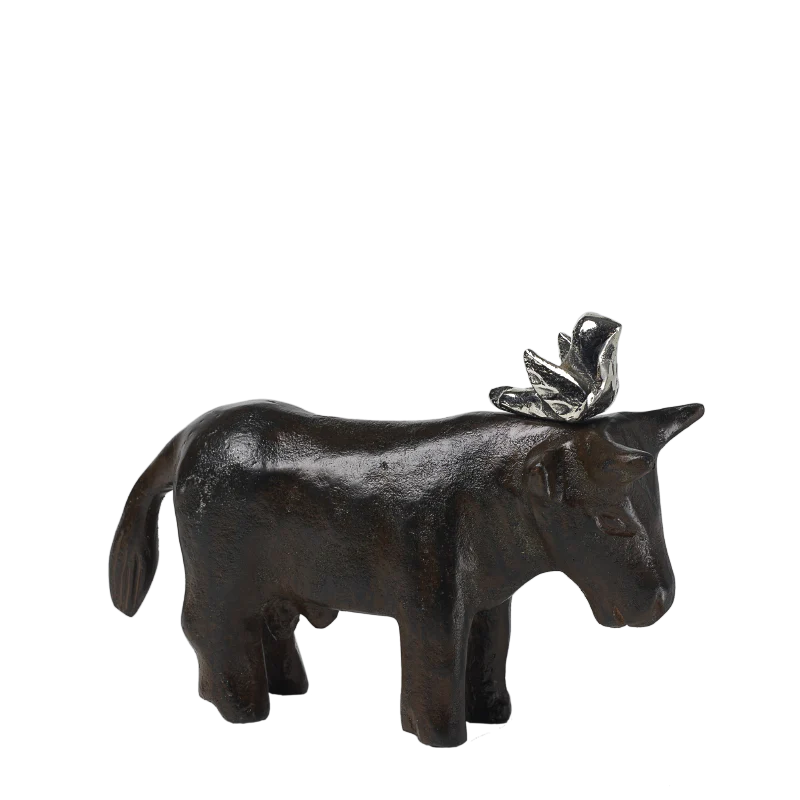 Torito with Paloma Sculpture