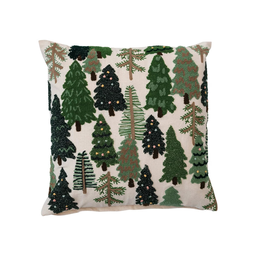 Green Tree Pillow
