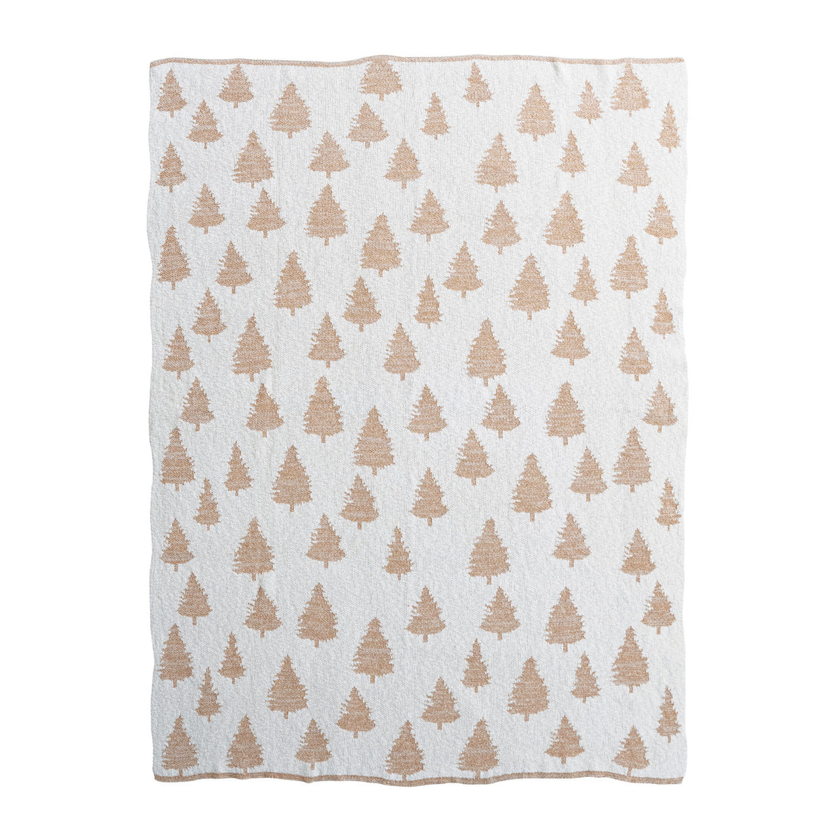 Gold and Cream Tree Throw