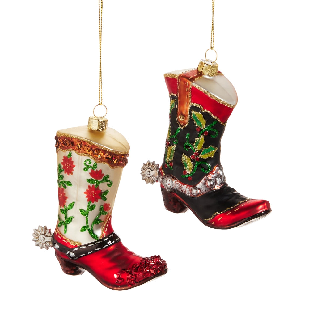 Western Boot Ornament Collection