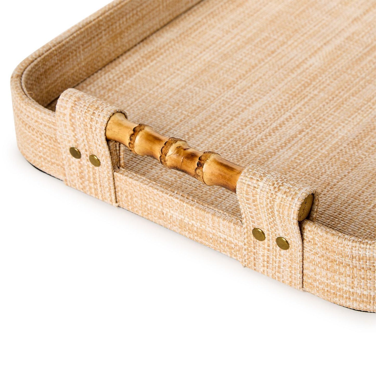 Natural Rectangle Grass Woven Tray
