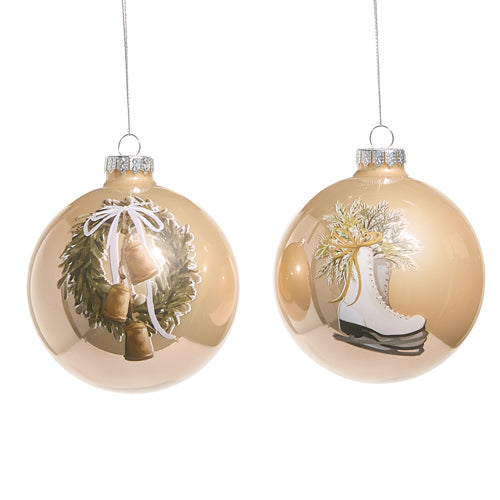 Vintage Skate or Wreath Ornament