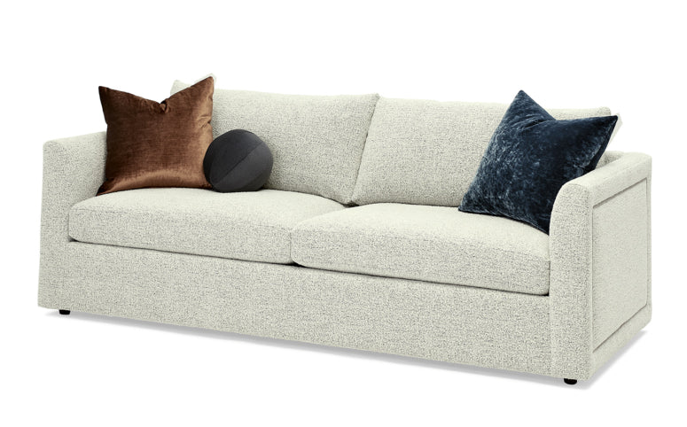 Zoe Two Cushion Sofa - Bliss Charcoal