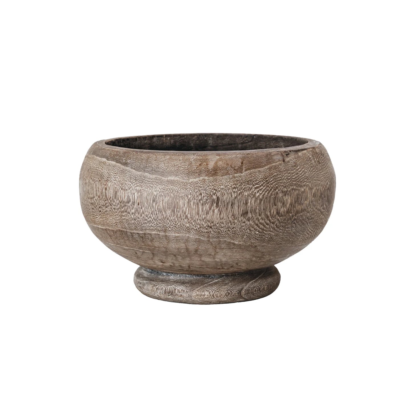 Paulownia Wood Planter, Stained Finish
