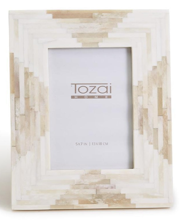 Aztec Natural and Antique Bone Frame
