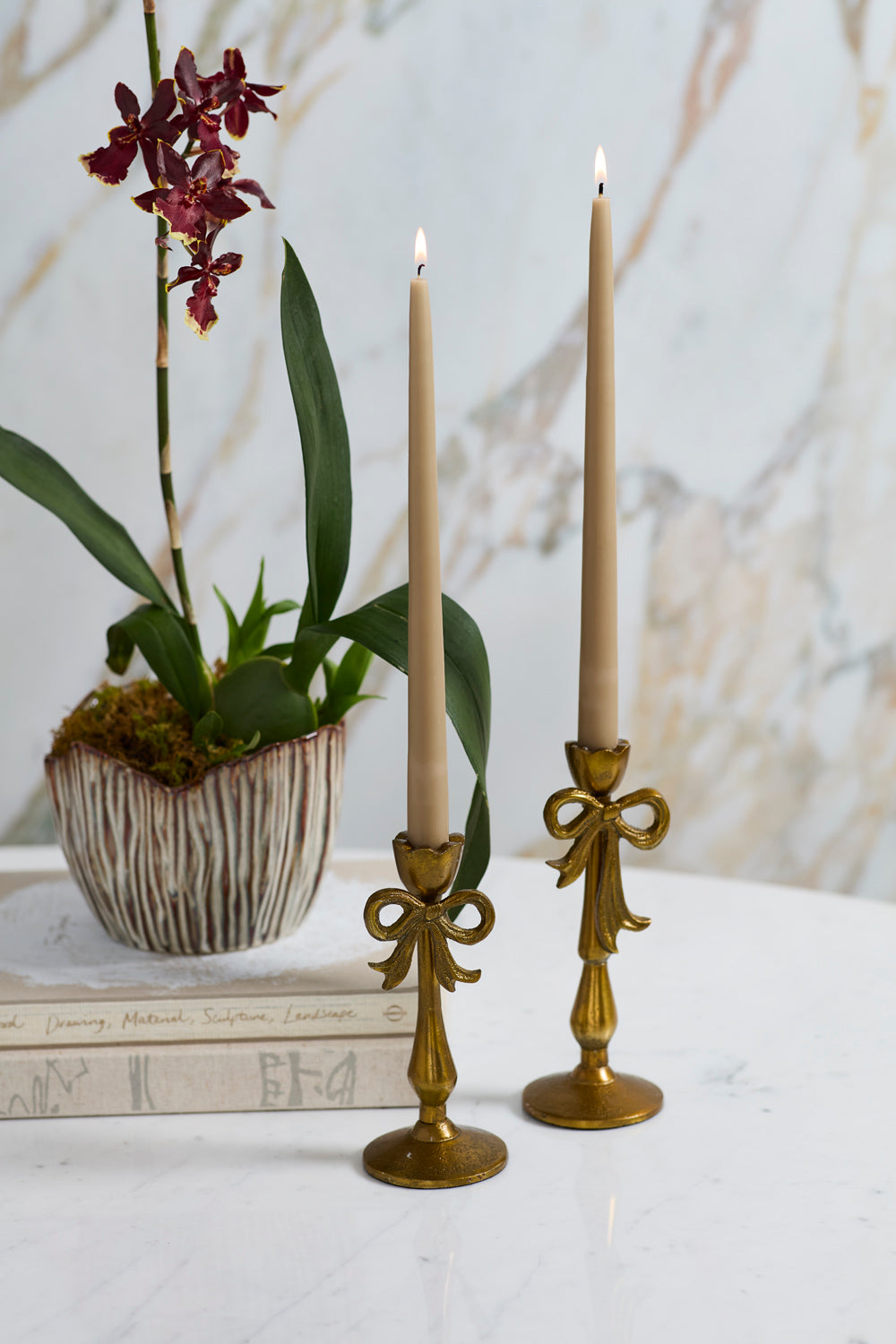 Bowtied Candleholder