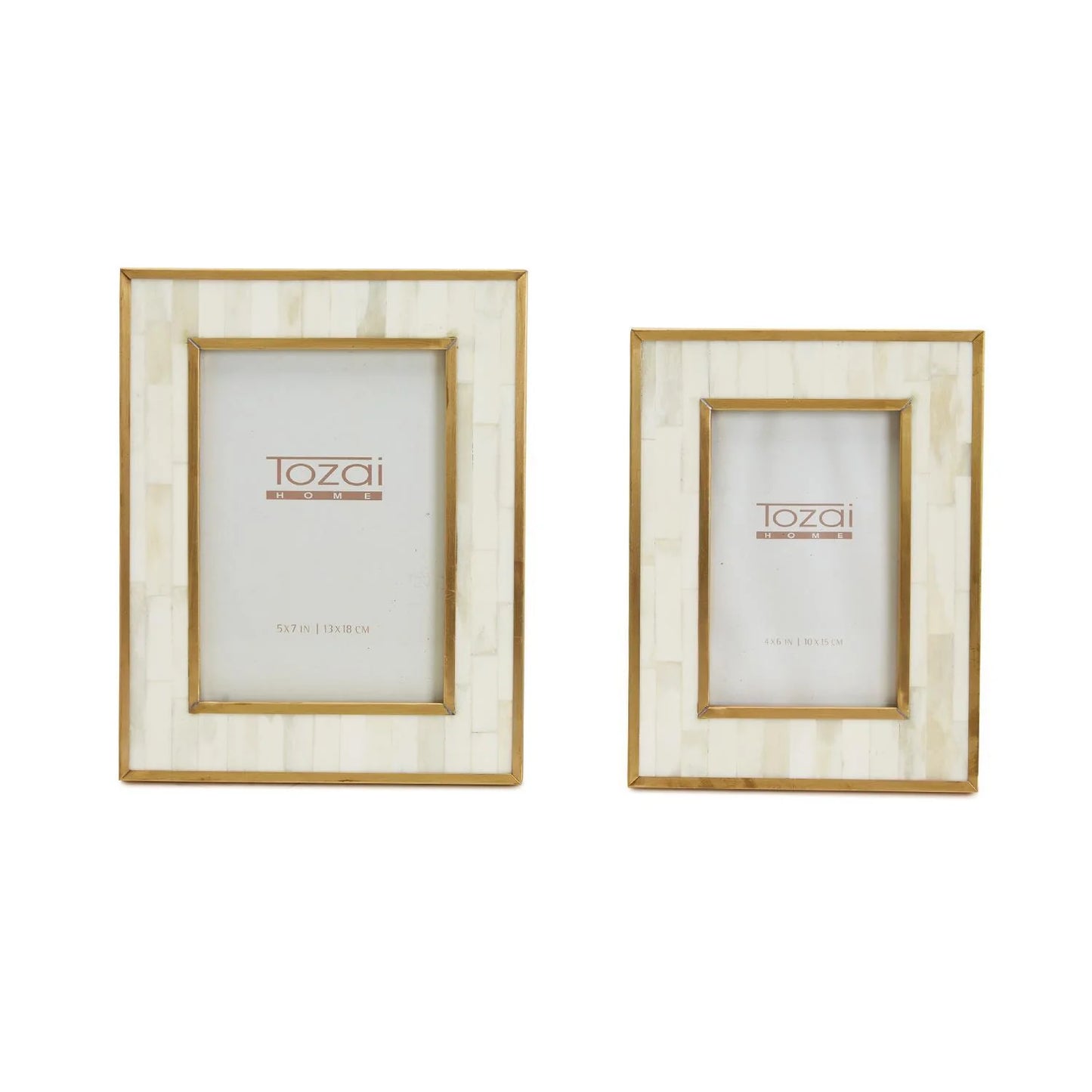Photo Frame with Brass Border