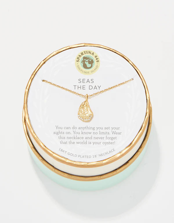 Seas the Day/Oyster Necklace