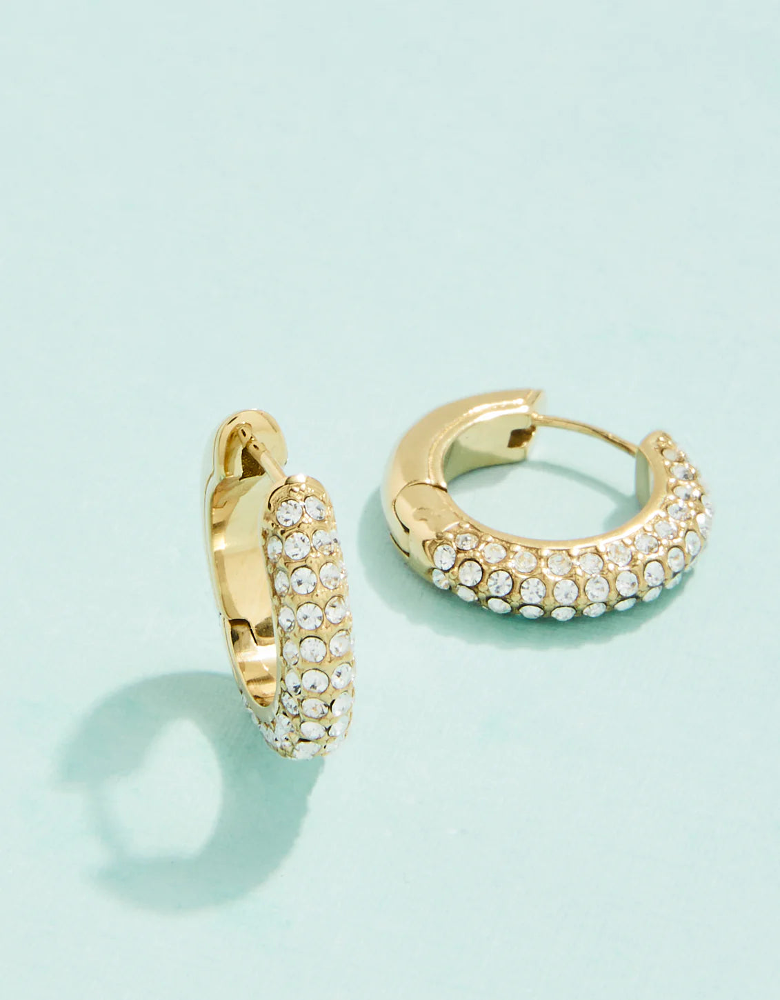 Shine On Pavé Hoop Earrings